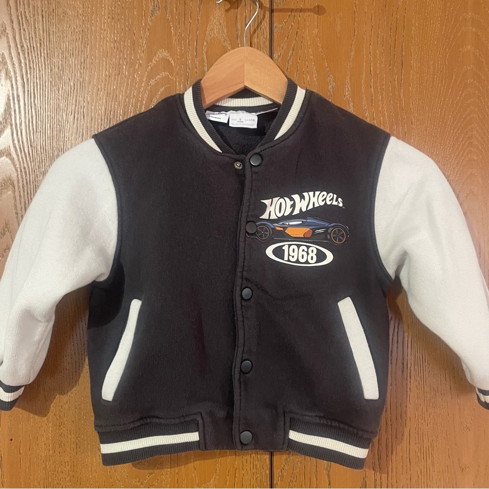 Zara/Mattel Hot Wheels Black and White Kids Jacket